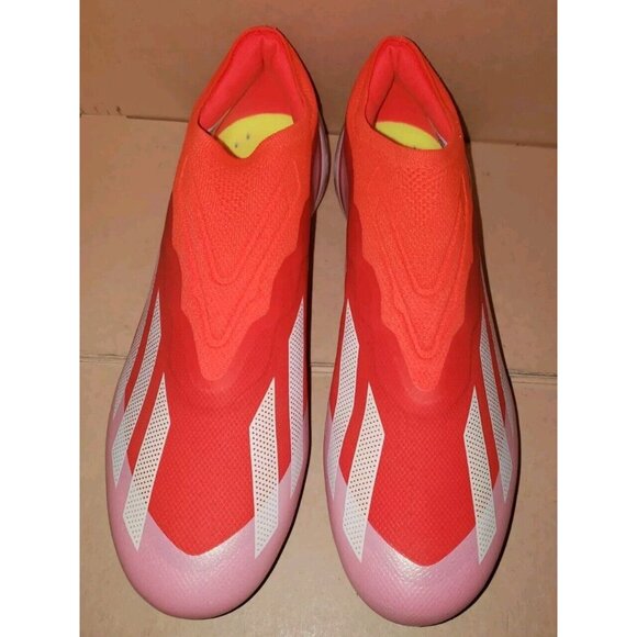 Adidas X Crazyfast Elite SG Laceless Soccer Shoes Men\'s Size 8 Orange IG0611 New main image 5